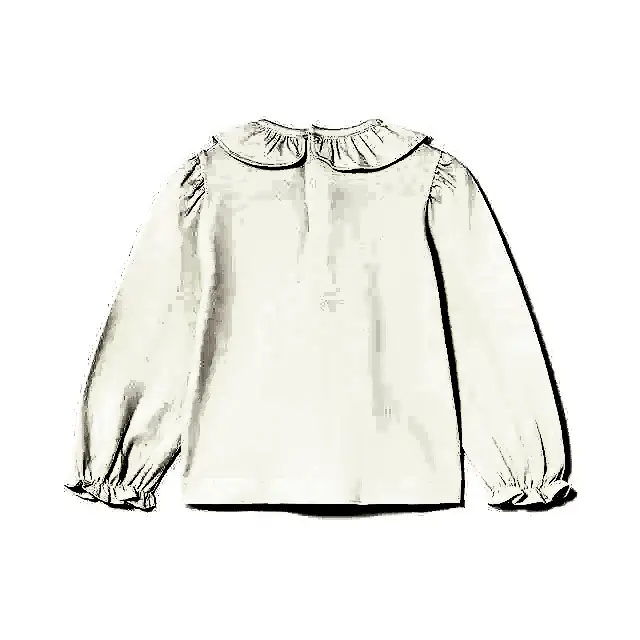 Mayoral Kışlık Kız Bebek Uzun Kol T-shirt Ekru