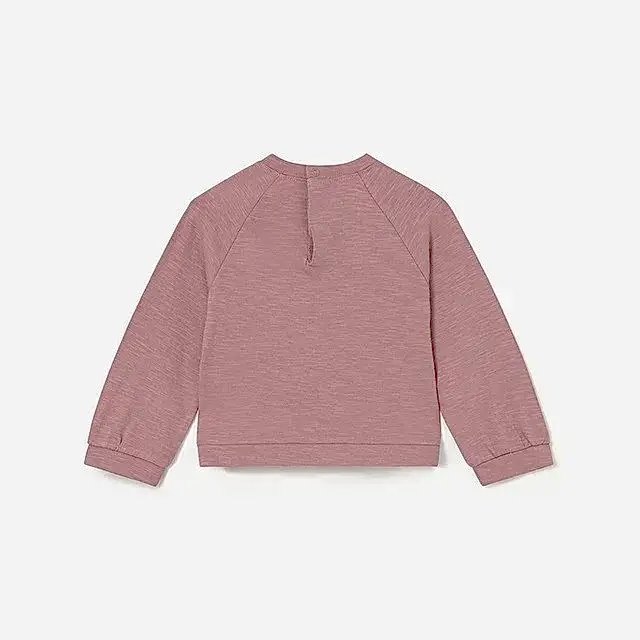 Mayoral Kışlık Kız Bebek Uzun Kol Sweatshirt Pembe