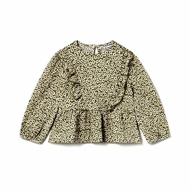 Mayoral Kışlık Kız Bebek Uzun Kol Bluz Yeşil