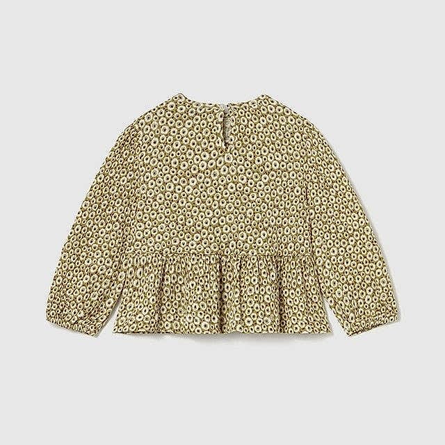 Mayoral Kışlık Kız Bebek Uzun Kol Bluz Yeşil