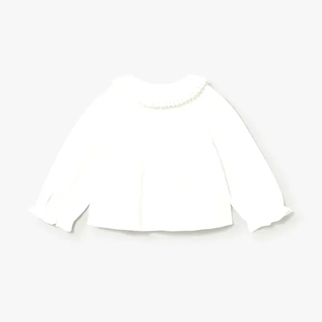 Mayoral Kışlık Kız Bebek Uzun Kol Bluz Ekru