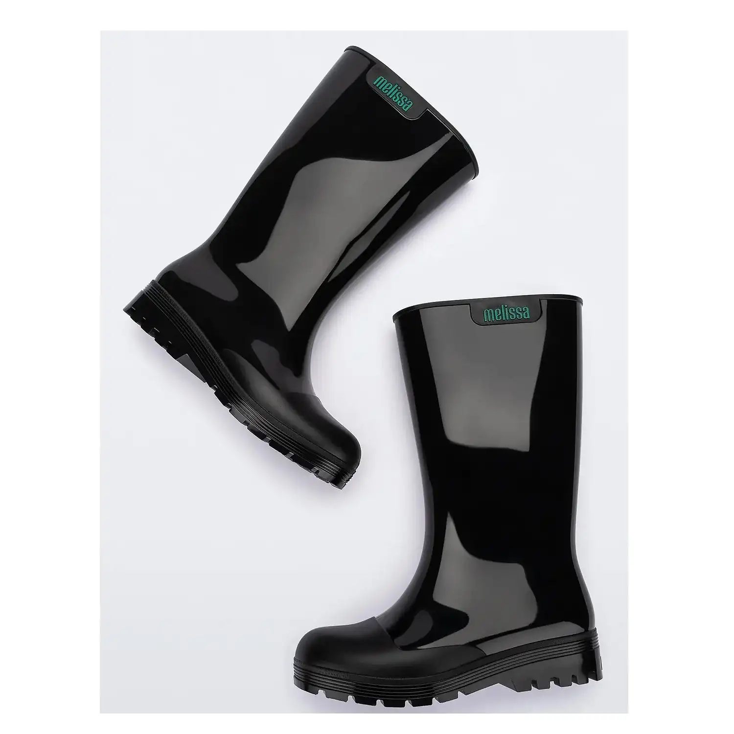 Melissa Kadın Welly Uzun Bot Siyah