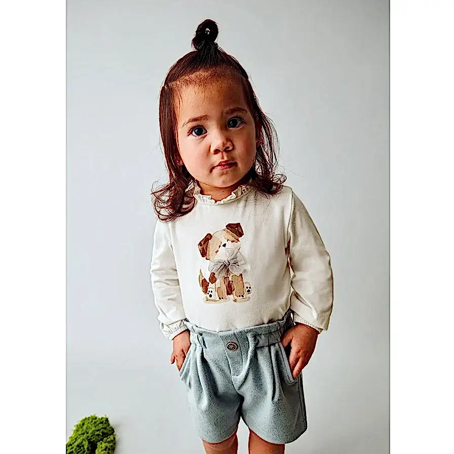 Mayoral Kışlık Kız Bebek Bermuda Şort Mavi