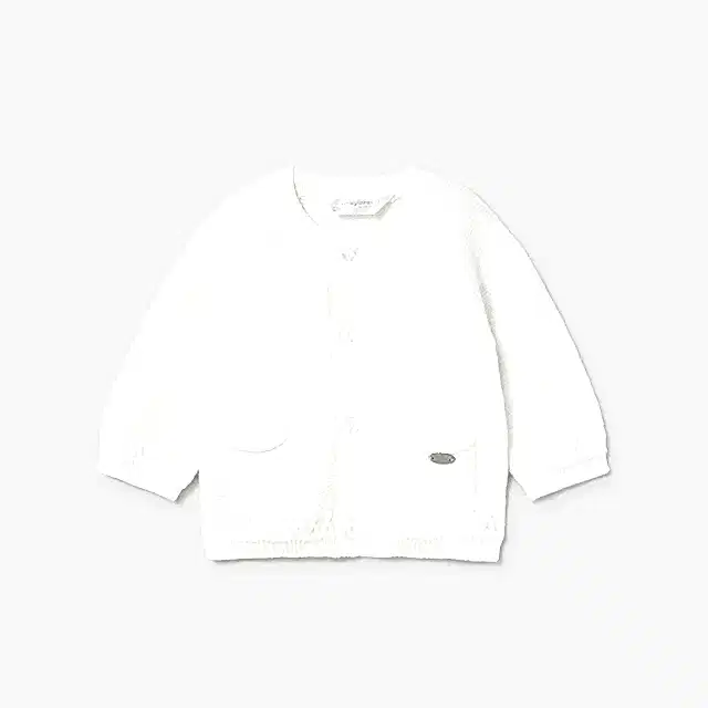 Mayoral Kışlık Erkek Bebek Örme Ceket Ekru