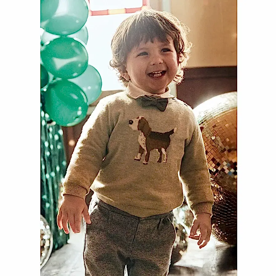 Mayoral Kışlık Erkek Bebek Örme Kazak Bej