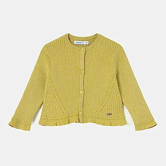 Mayoral Kışlık Kız Bebek Örme Hırka Ceket Yeşil