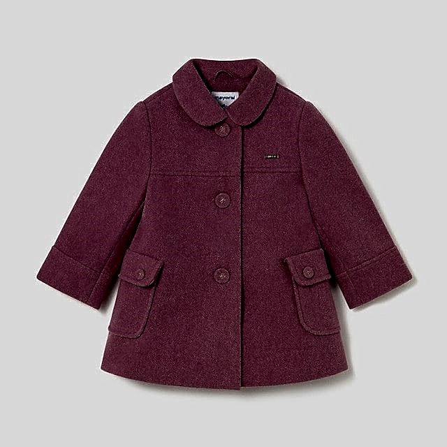 Mayoral Kışlık Kız Bebek Kumaş Palto Pembe