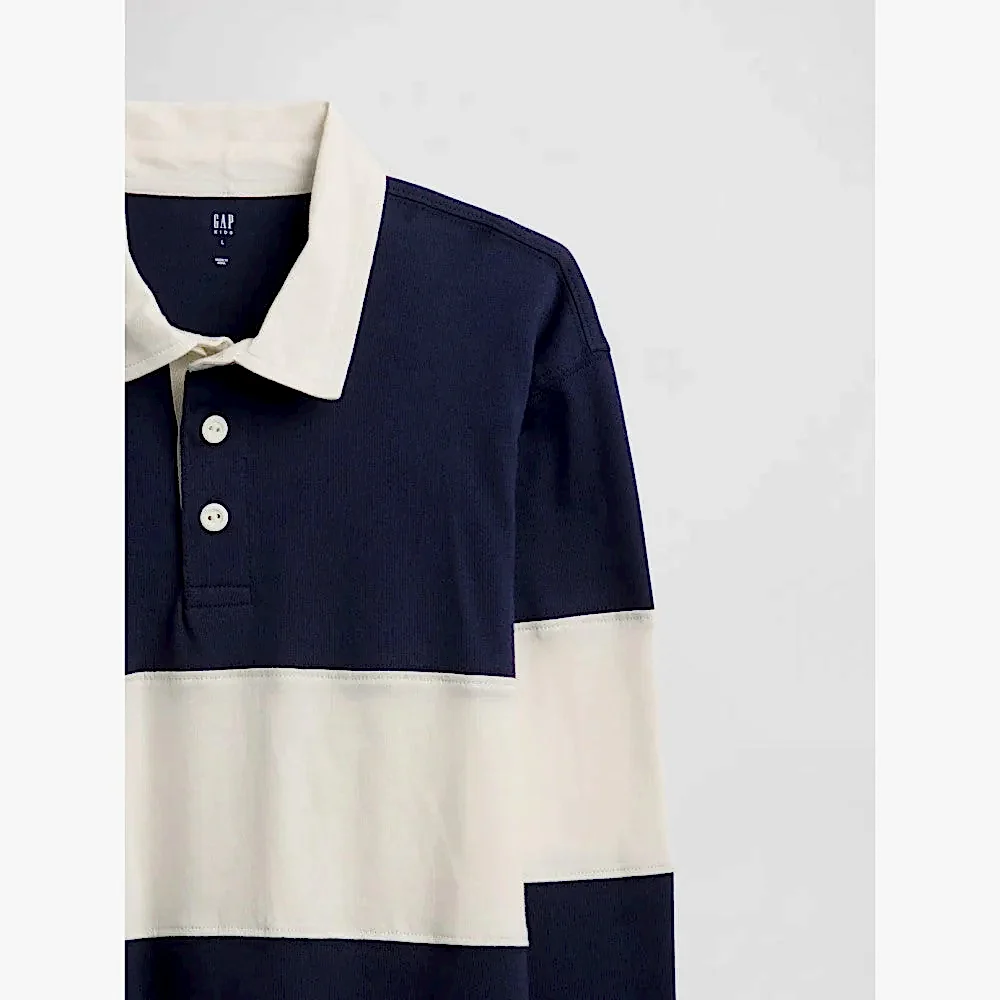 GAP Erkek Çocuk Polo Yaka T-shirt Lacivert