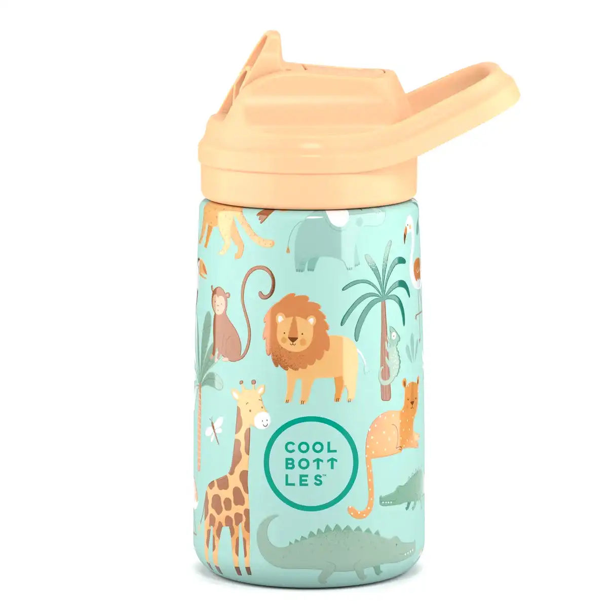 Cool Bottles Paslanmaz Çelik Suluk - The Kiddie Bottle Wild Crew 350ml
