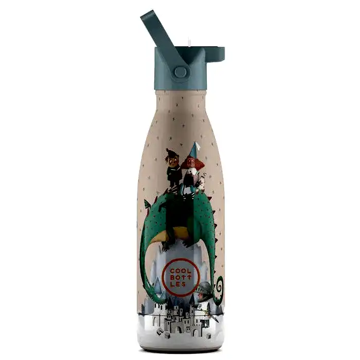 Cool Bottles Paslanmaz Çelik Suluk - The Kids Bottle Dragon Dreams 350 ml