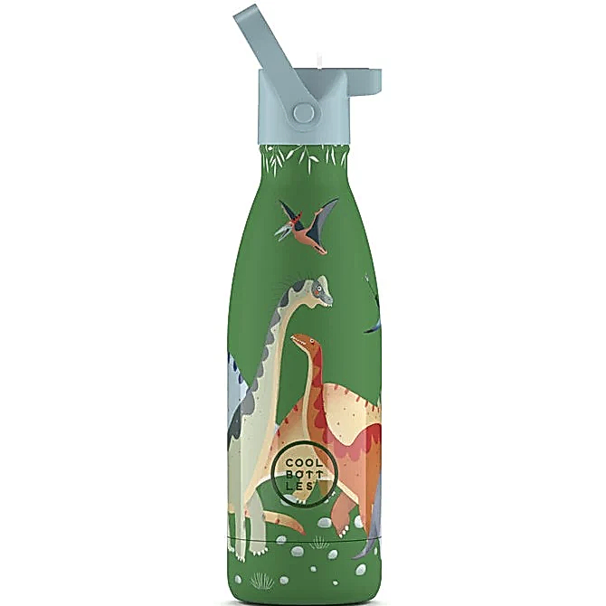 Cool Bottles Paslanmaz Çelik Suluk - The Kids Bottle Jurassic Era 350 ml