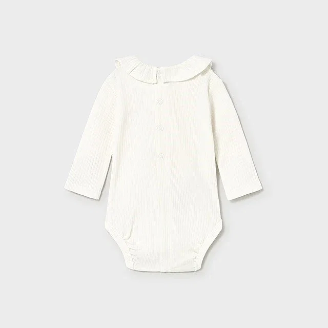 Mayoral Kışlık Kız Bebek Uzun Kol Body Ekru