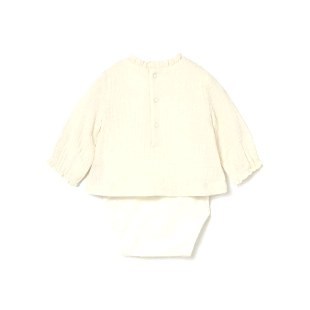 Mayoral Kışlık Kız Bebek Uzun Kol Body Ekru