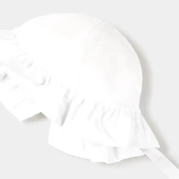 Mayoral Yazlık Kız Bebek Şapka Beyaz