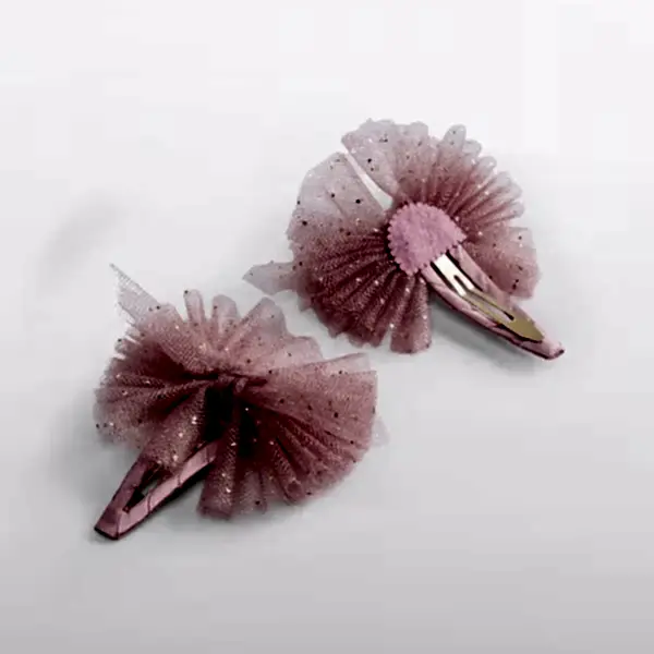 Abel & Lula Kışlık Kız Saç Tokası İkili Pembe - Giyim Aksesuarları - Görsel 2