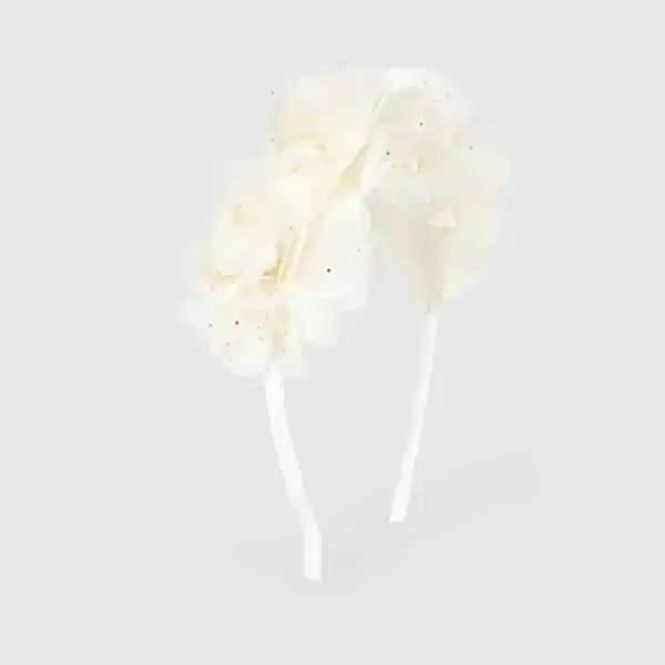 Mayoral Kız Bebek Saç Bandı Ekru