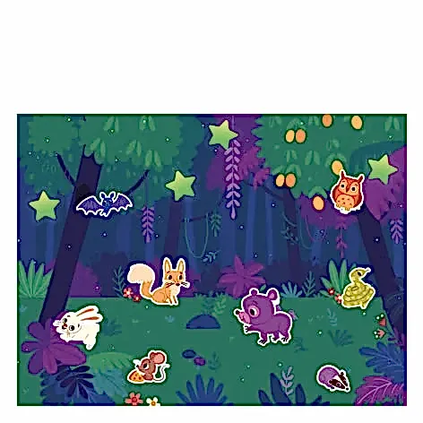 Auzou 200 Fosforlu Sticker Seti – Poster + 10 Yıldız - Kitap - Görsel 2