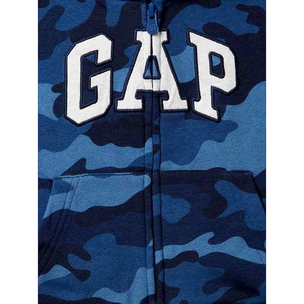 GAP Logolu Erkek Bebek Relaxed Fermuarlı S-Shirt Ceket Lacivert