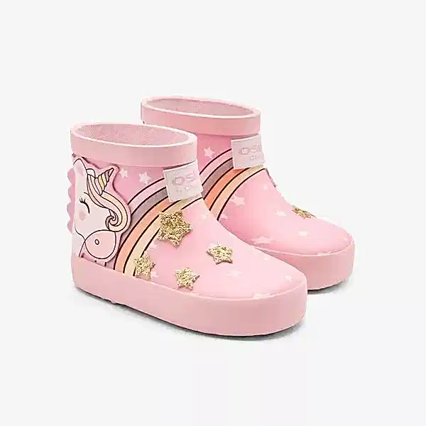 Conguitos Kız Çocuk Yağmur Botu - Unicorn Pembe - Bot Çizme - Görsel 2