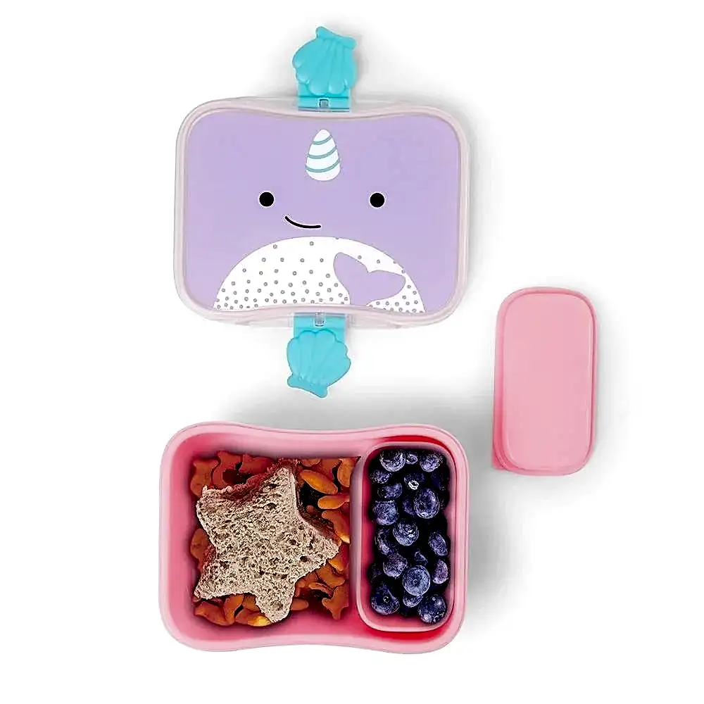 Skip Hop Zoo 2 li Yemek Kutusu Narwhal Lila