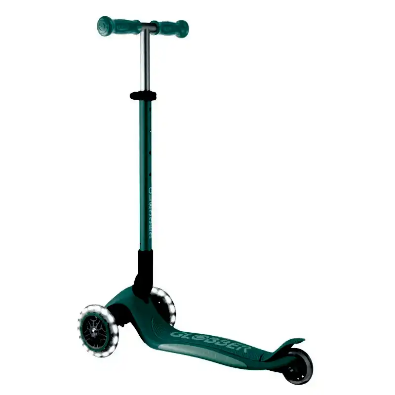 Globber Elite Deluxe Işıklı Scooter- Koyu Mint