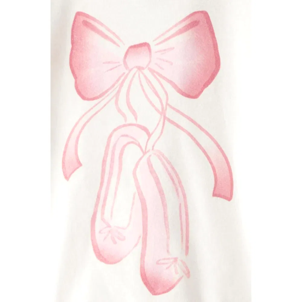 Carters Carter's Kız Çocuk Pijama Seti Ekru - Pijamalar - Görsel 2