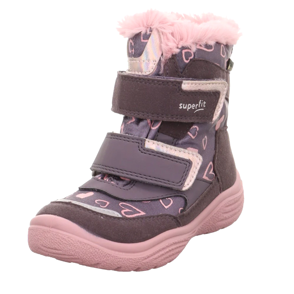 SuperFit Kışlık Kız Crystal  Goretex Bot Mor