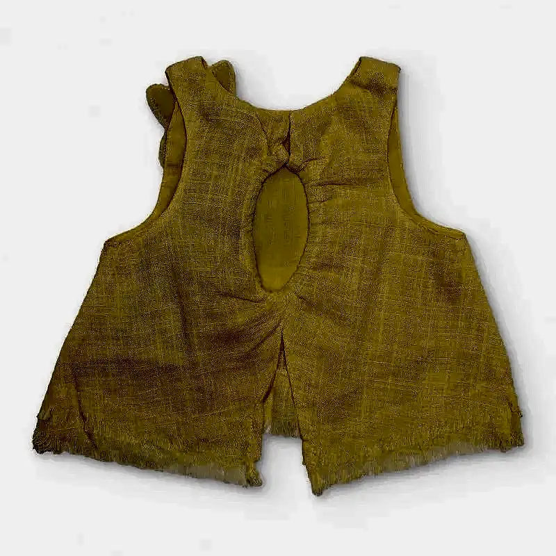 Tuc Tuc Yazlık Kız Bebek Bluz Sarı