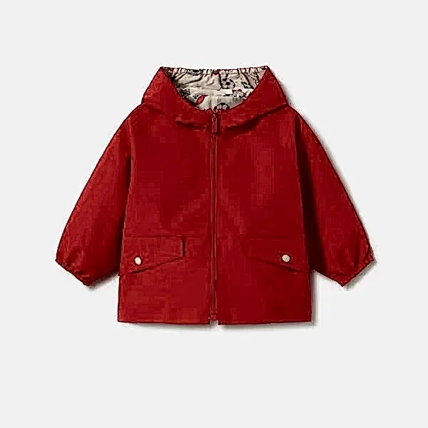 Mayoral Yazlık Erkek Bebek Çift Taraflı Rüzgarlık Kırmızı