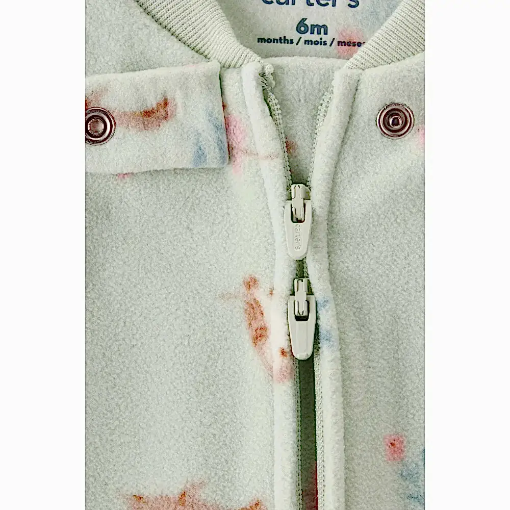 Carters Carter's Kız Bebek Polar Tulum Yeşil - Body,Tulum,Zıbın - Görsel 2