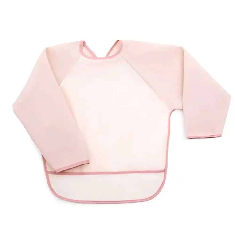 Miniboni Oyun Ve Mama Önlüğü Uzun Kollu Pembe