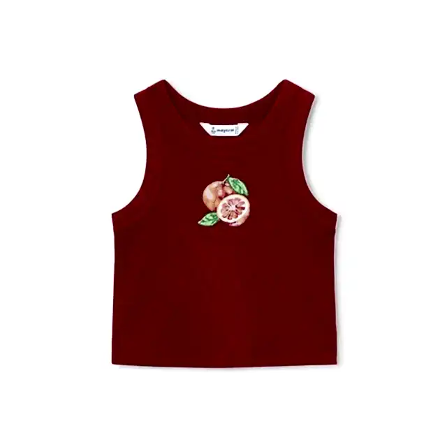 Mayoral Yazlık Kız Kolsuz Bluz Turuncu