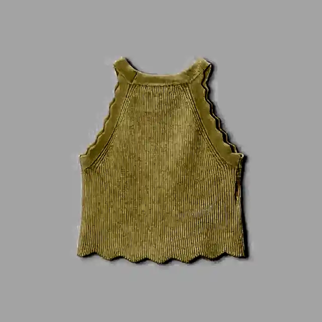 Mayoral Yazlık Kız Kolsuz Bluz Sarı