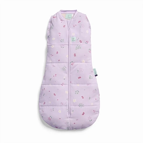 ErgoPouch Australia ErgoPouch Organik Pamuklu Kundak 2.5 Tog - Butterfly Garden Lila