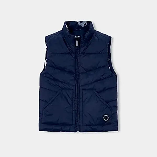 Mayoral Yazlık Erkek Çift Taraflı Rüzgarlık Yelek Lacivert