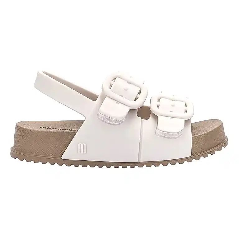 Mini Melissa Cozy Bebek Sandaleti Ekru