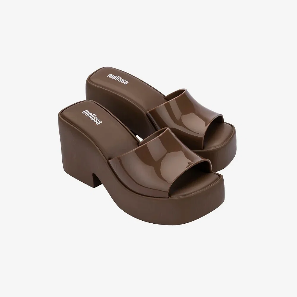 Melissa Kadın Hell Topuklu Terlik Kahverengi