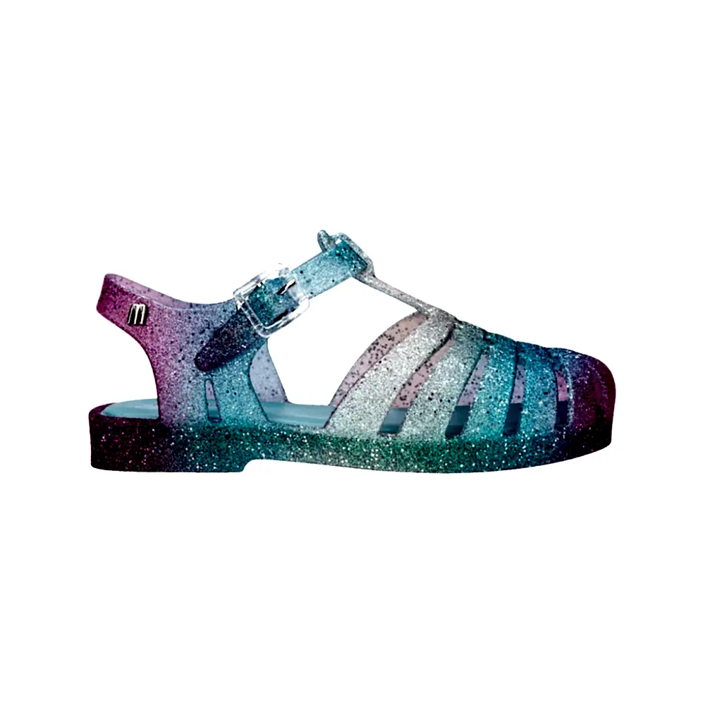 Mini Melissa Işıltılı Çocuk Sandaleti Mavi