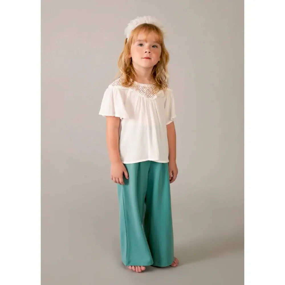 Mayoral Yazlık Kız Pantolon Yeşil