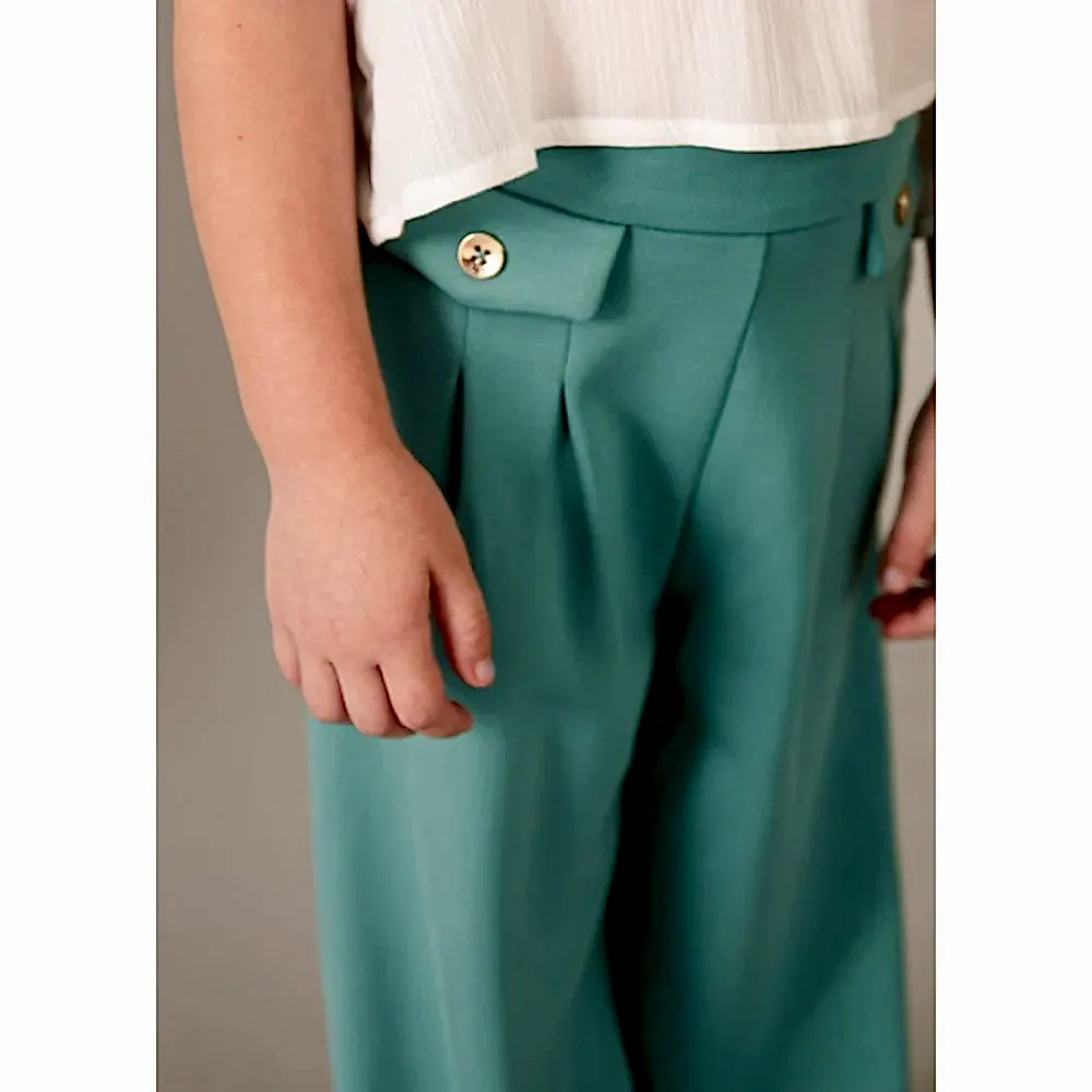 Mayoral Yazlık Kız Pantolon Yeşil