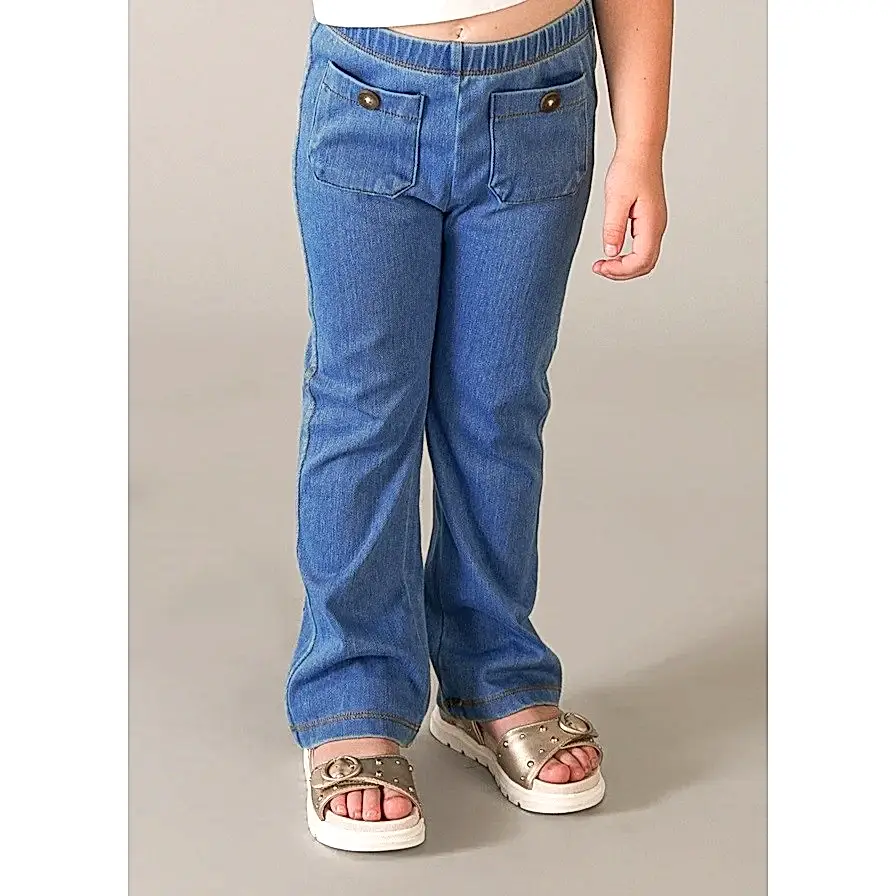 Mayoral Yazlık Kız Denim Tayt Pantolon Mavi