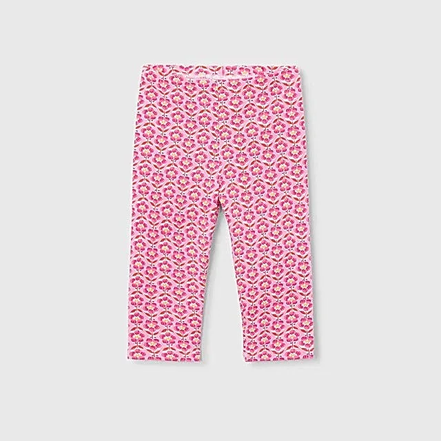 Mayoral Yazlık Kız Baskılı Tayt Pembe