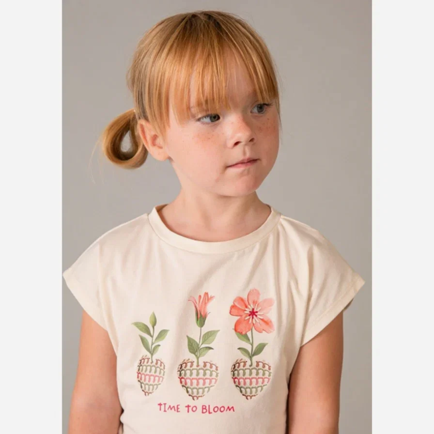 Mayoral Yazlık Kız Bluz Tayt 2'li Set Turuncu