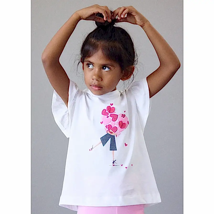 Mayoral Yazlık Kız Bluz Tayt 3'lü Set Pembe