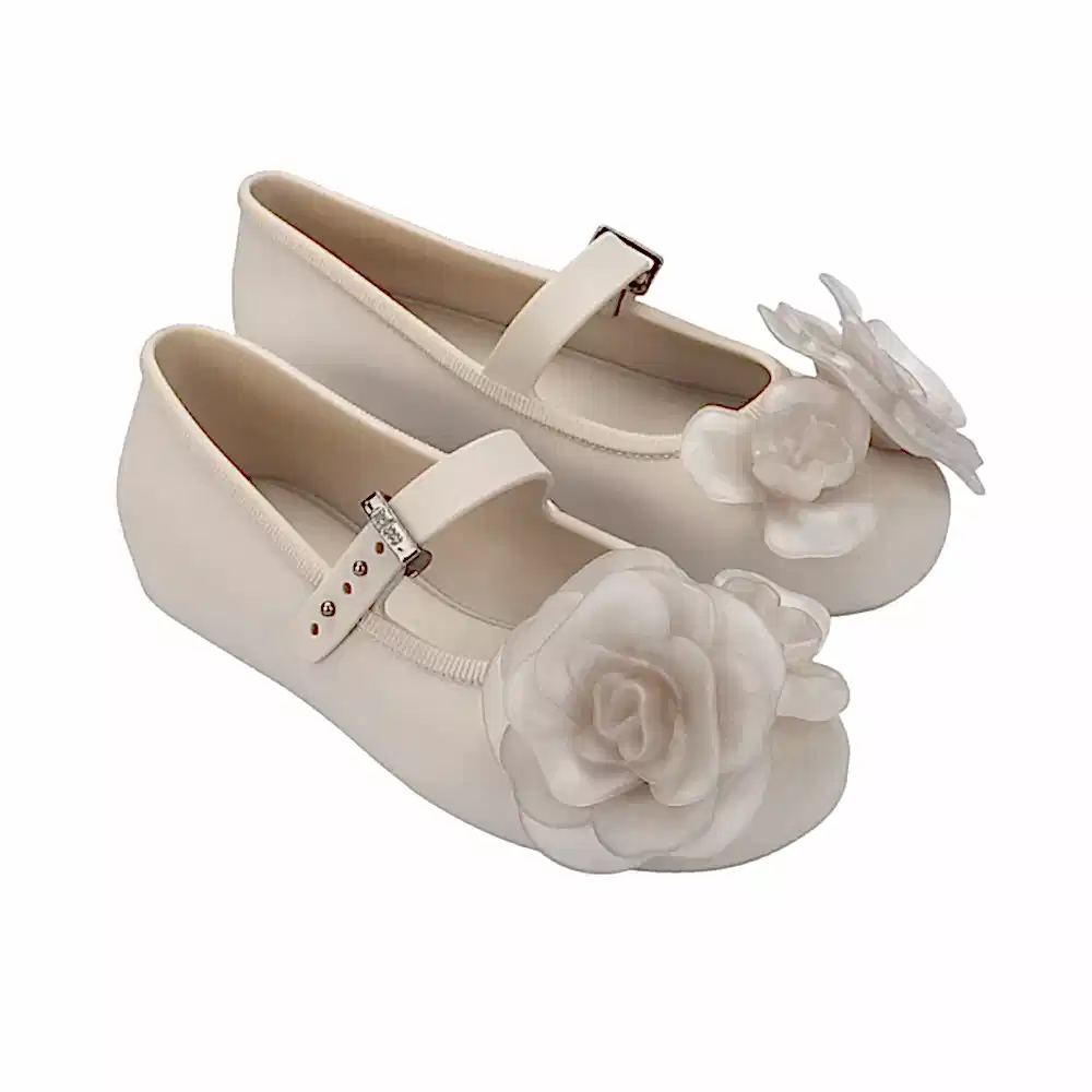 Mini Melissa Kız Çocuk Soft Ballerina Babet Bej