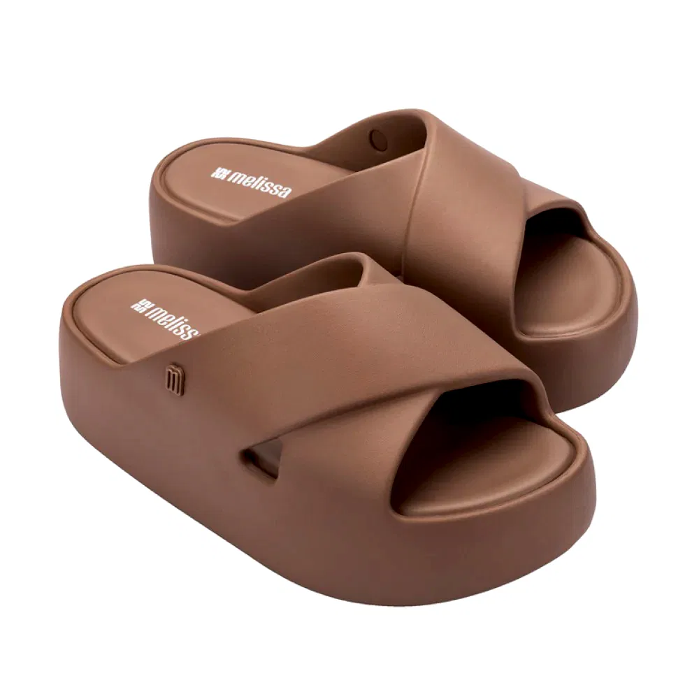 Melissa Kadın Platform Terlik Kahverengi