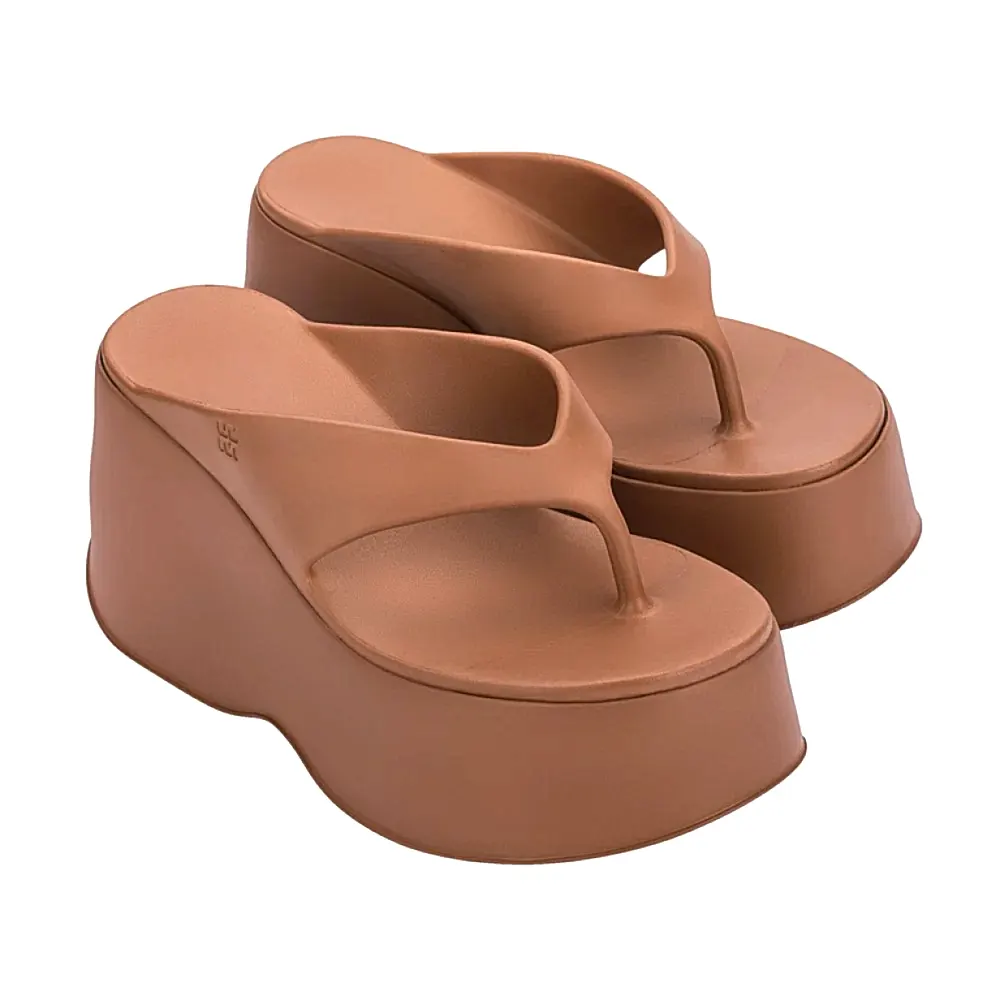 Melissa Kadın Wedge Terlik Kahverengi