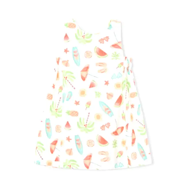 Mayoral Yazlık Kız Elbise Ekru