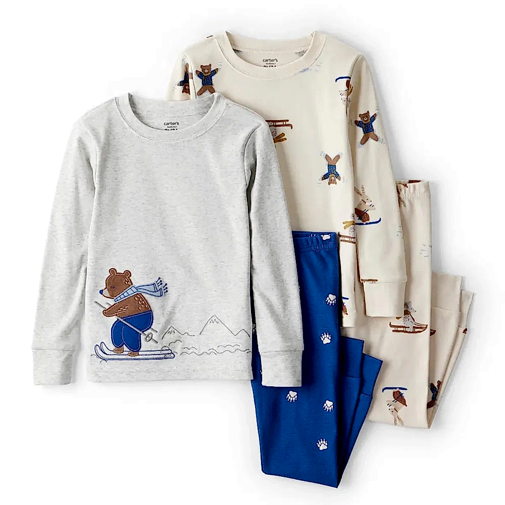 Carters Carter's Erkek Çocuk Pijama Seti Ekru - Pijamalar