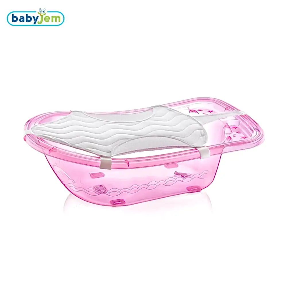 Babyjem Bebek Banyo Küvet Filesi Havlu Büyük Gri